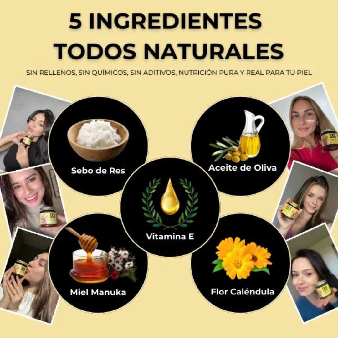 Crema Evil Good - Hidratación profunda 100% natural 🍯