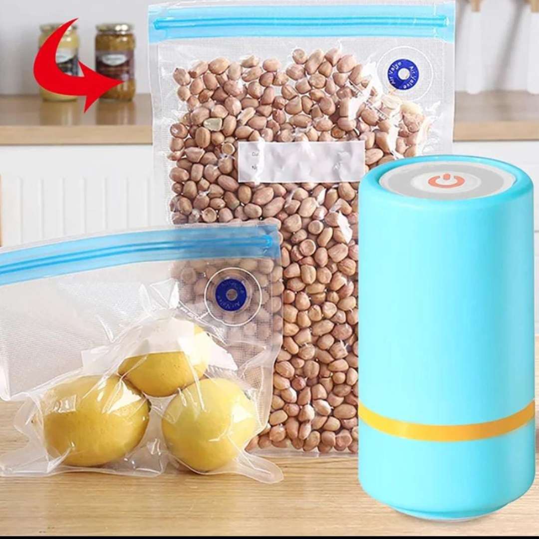 Selladora al Vacío Portátil™ – Frescura que se Siente en Cada Bocado 🥬🥑