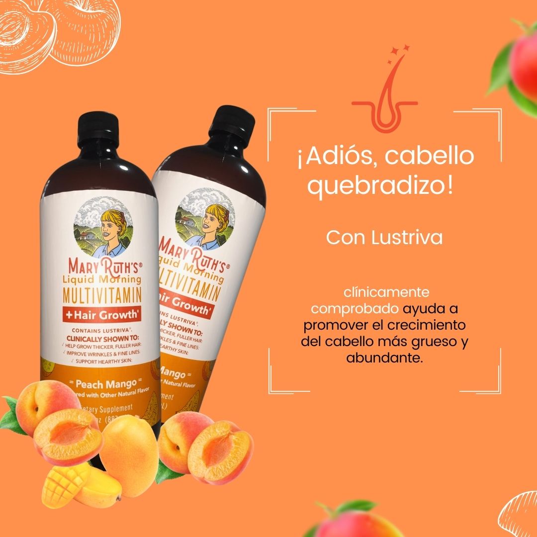 MaryRuth’s™ Multivitamínico – Energía y Defensa Diaria 💧