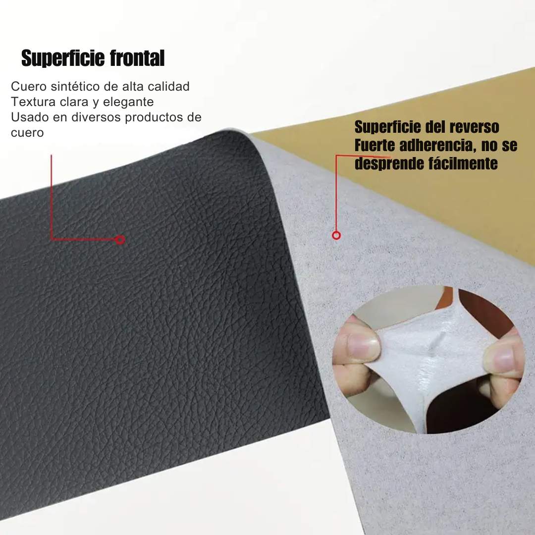 Fixto™ Autoadhesivo de Cuero – ¡Dale vida nueva a tus muebles! 🛋️