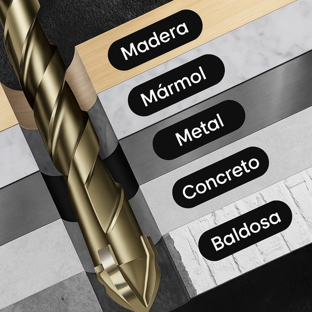 Brocas MaxPro™ – Resistencia Total 🛠️