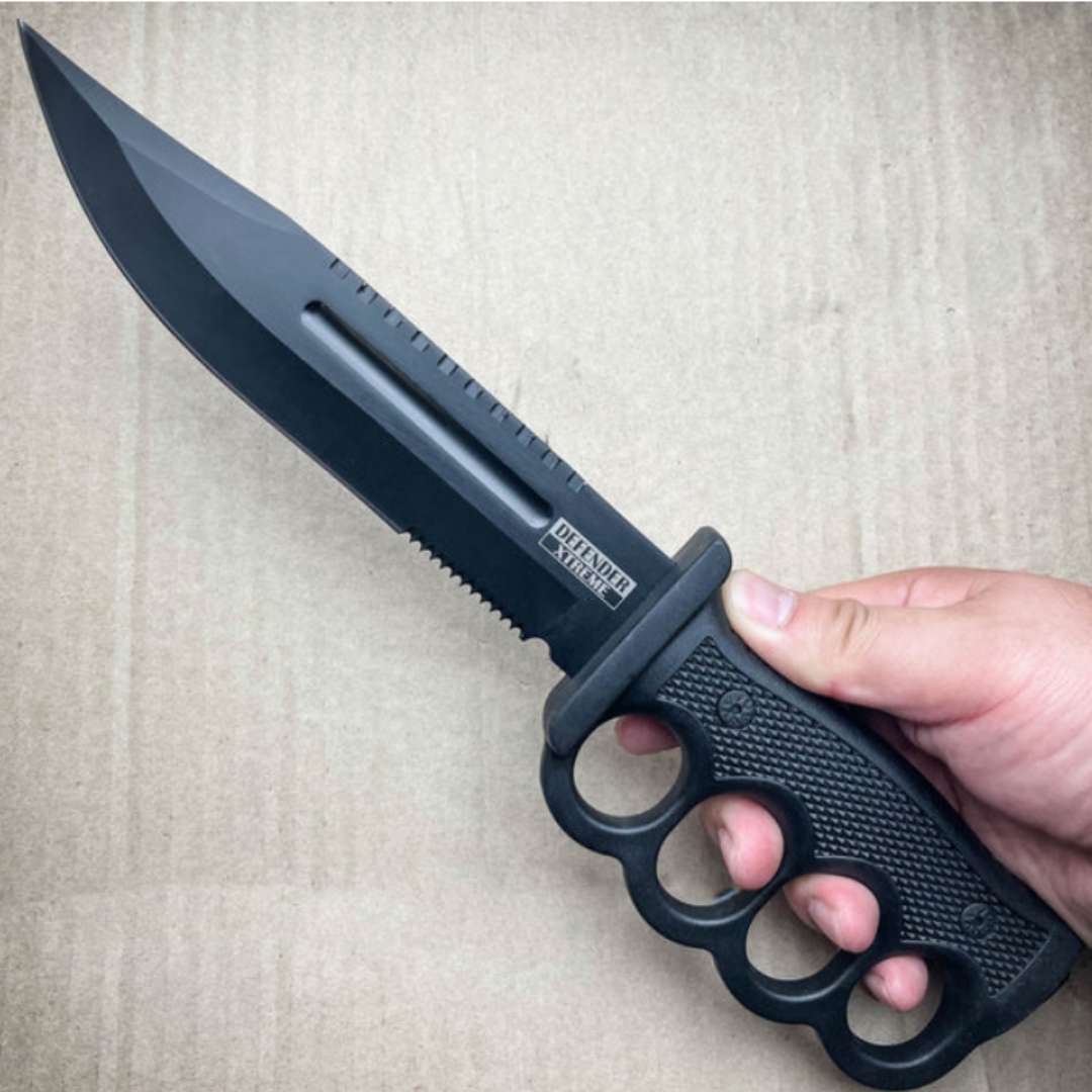 Cuchillo Táctico 10-en-1 Survival™ – Acero Inoxidable 🗡️