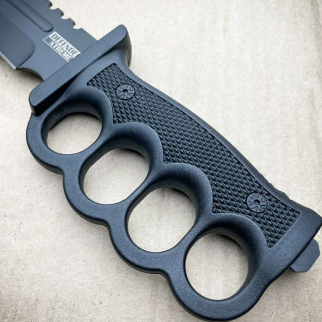 Cuchillo Táctico 10-en-1 Survival™ – Acero Inoxidable 🗡️