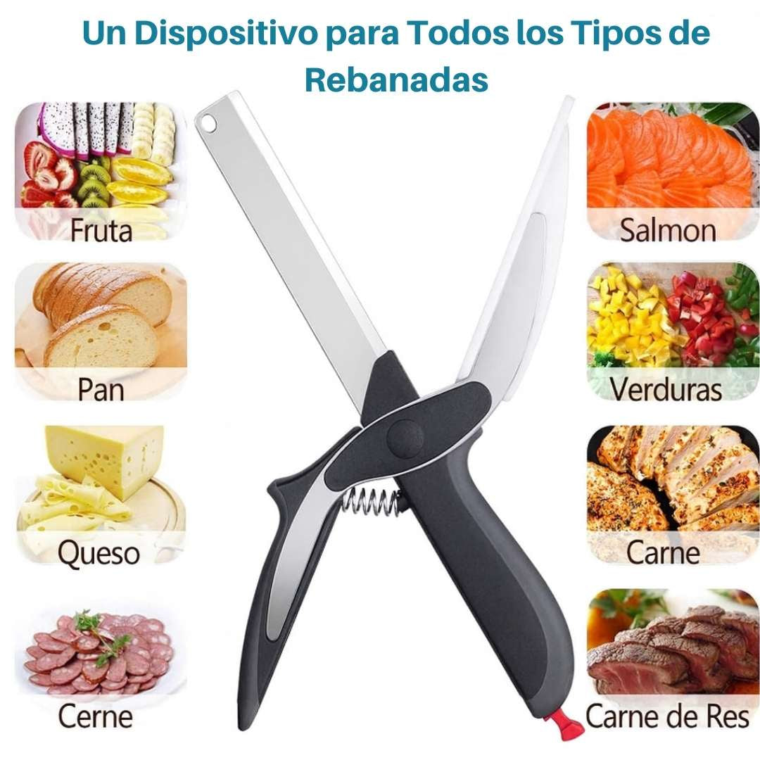 Clever Cutter™ Cuchillo-Tijera 2 en 1 – Corte rápido y preciso 🔪