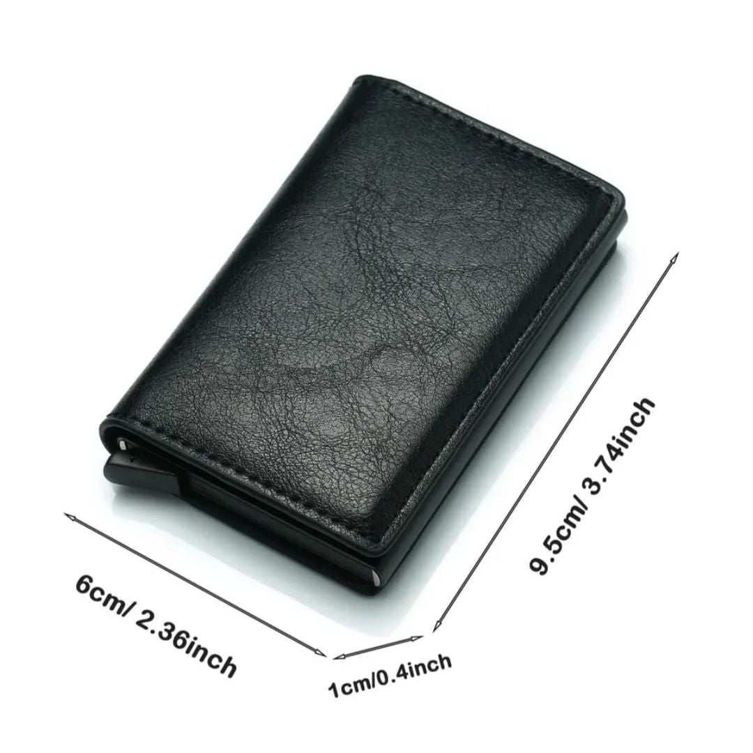 Billetera Tarjetero Automática RFID en Fibra de Carbono – Seguridad y Estilo en tu Bolsillo 🔒