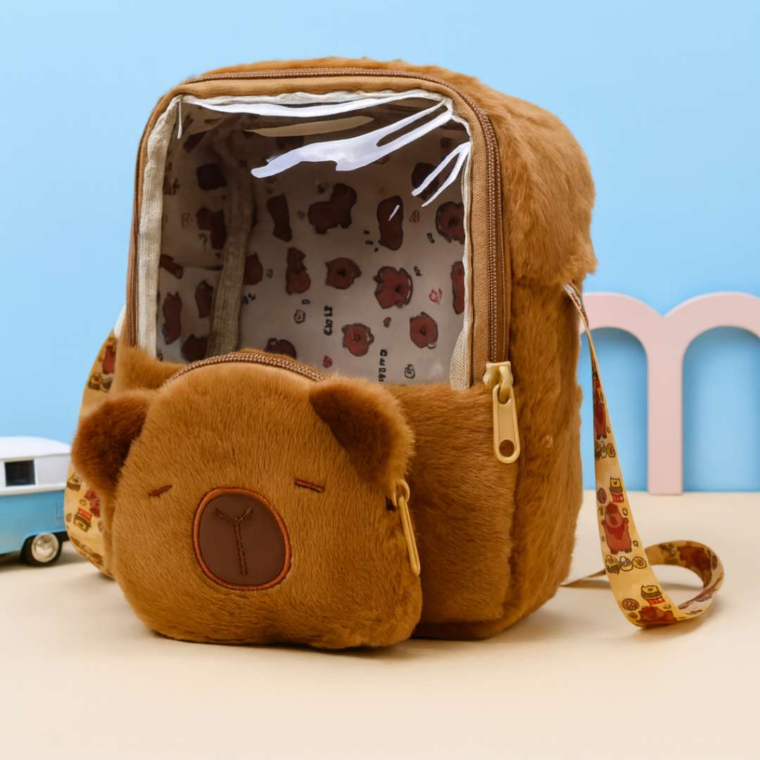 Combo CapyBag™ Mochila + Lonchera Térmica 🧸