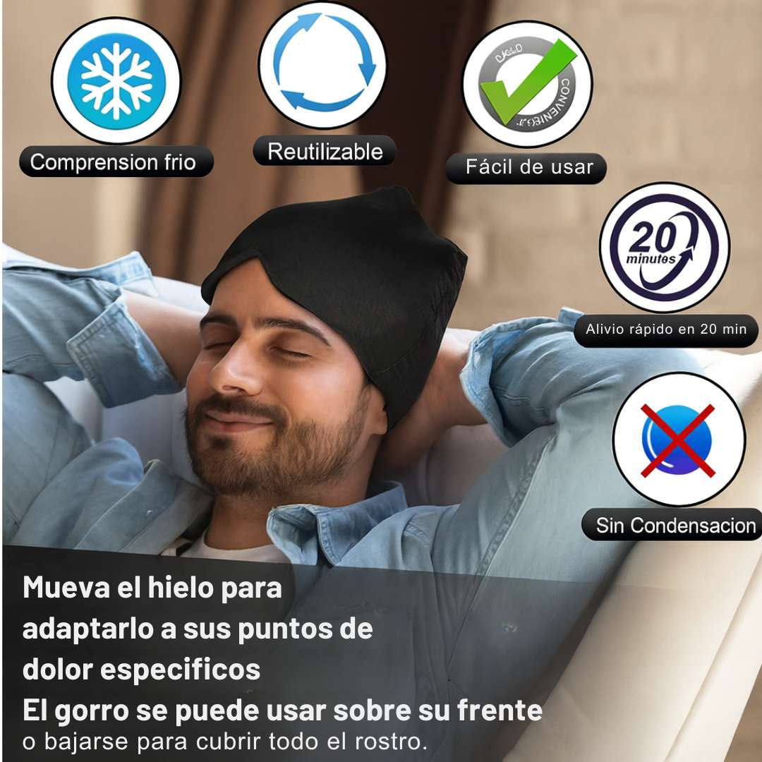 Gorro Terapéutico 360° Frío & Calor – Alivio Cefálico 🧊🔥