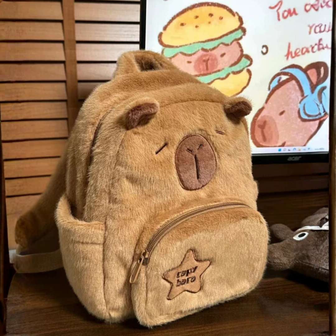 Combo CapyBag™ Mochila + Lonchera Térmica 🧸