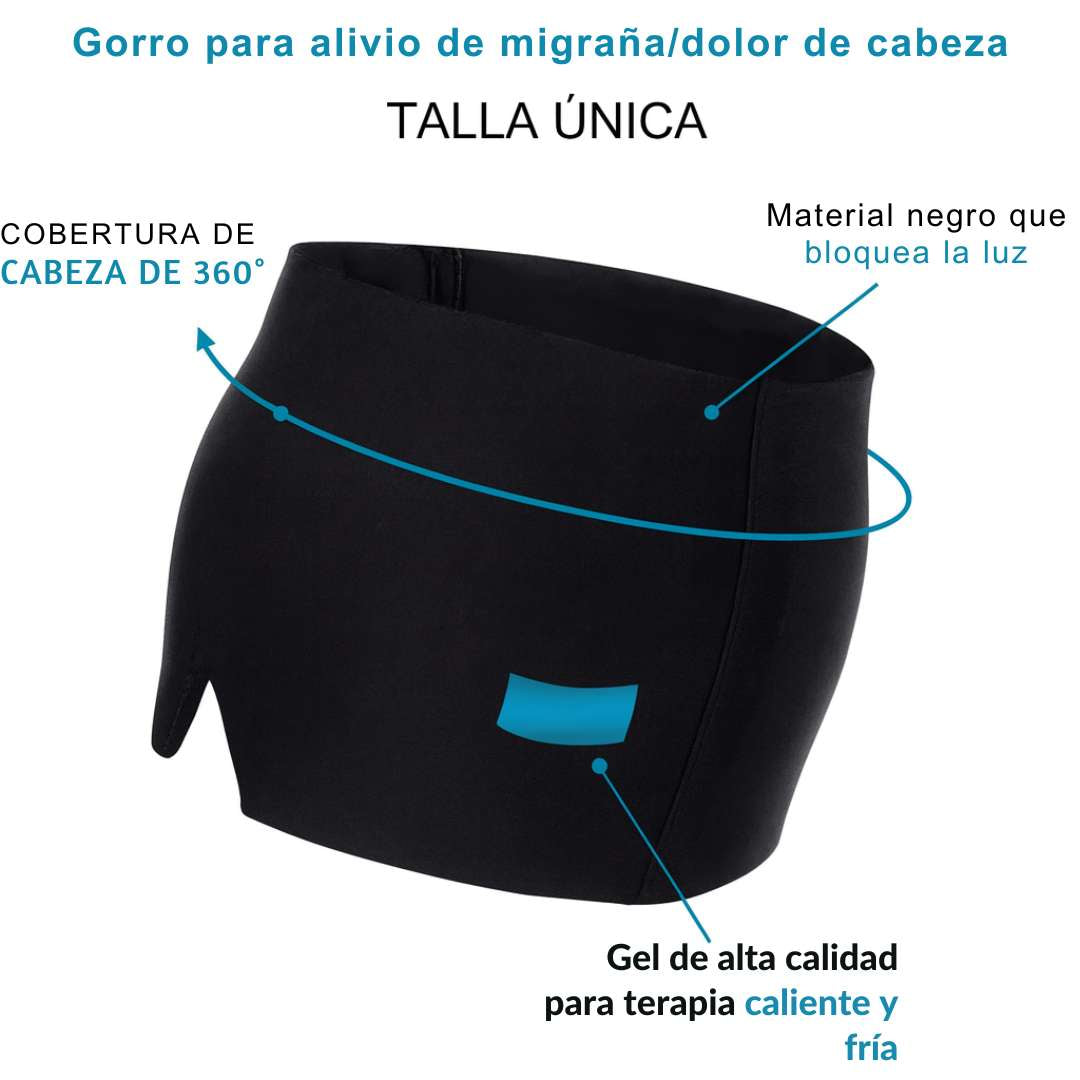 Gorro Terapéutico 360° Frío & Calor – Alivio Cefálico 🧊🔥
