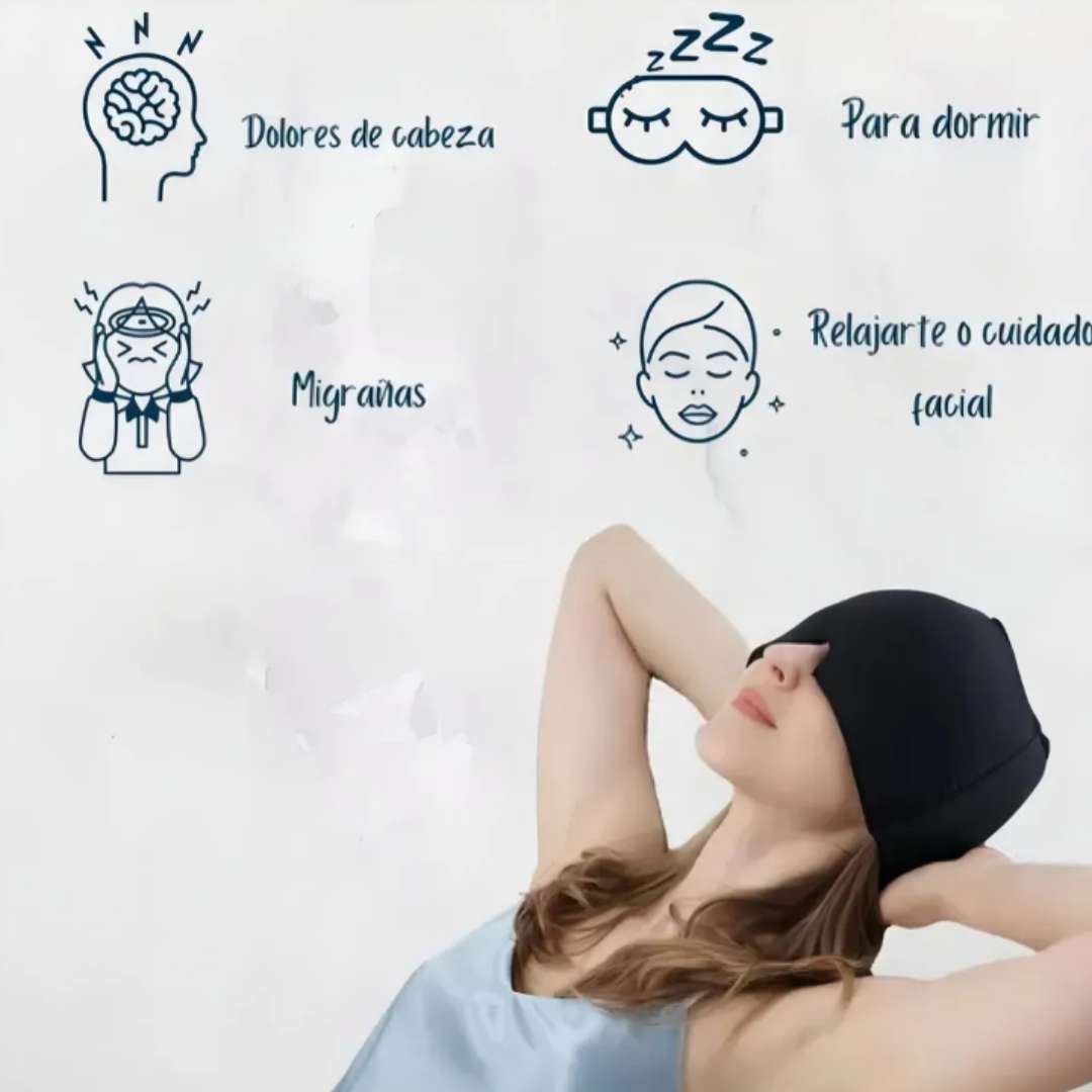 Gorro Terapéutico 360° Frío & Calor – Alivio Cefálico 🧊🔥