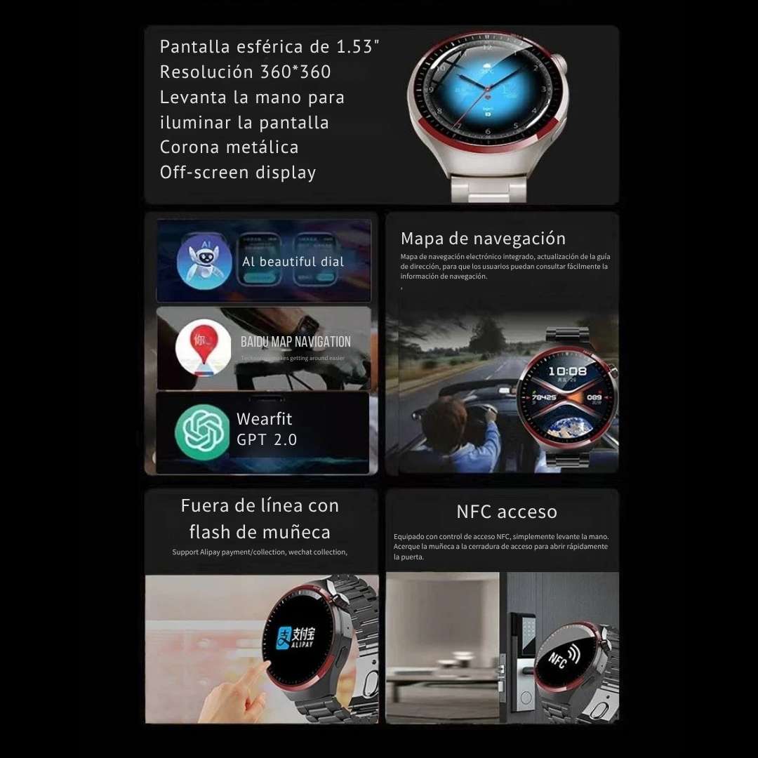 Smartwatch JY37™ – Estilo, Salud y Potencia en tu muñeca ⌚