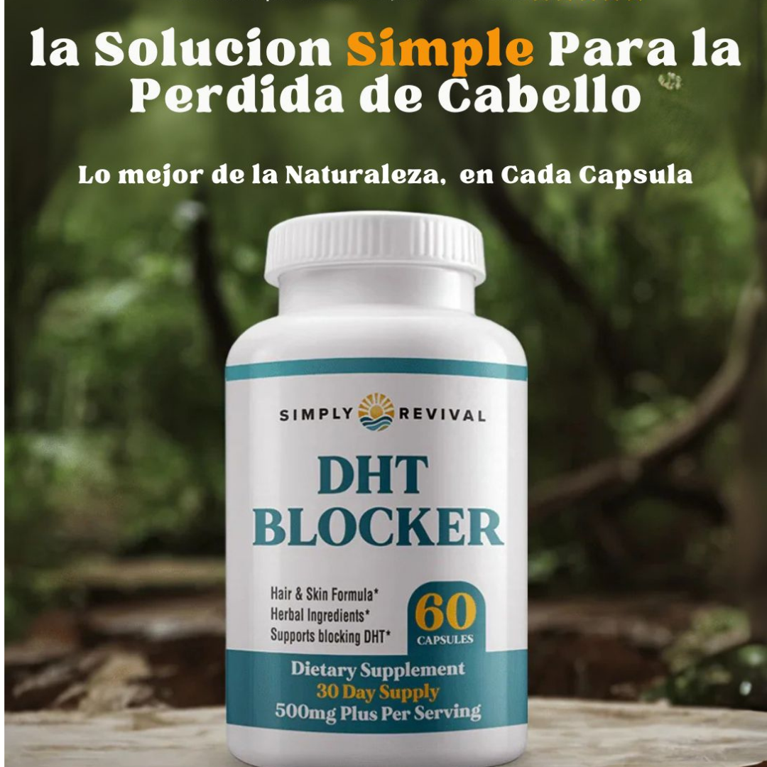Block DHT New™ x 60 cáps – Suplemento Anticaida Y Crecimiento 💇🏻‍♂️