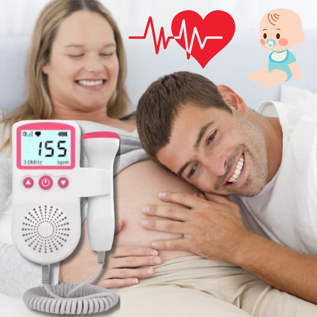 Doppler Fetal™ + Gel – Escucha el latido de tu bebé desde casa 💗