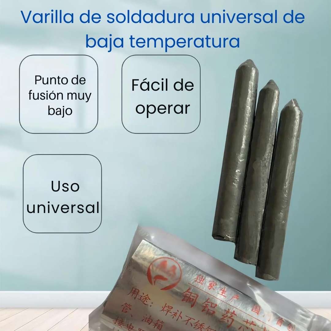Varillas de Soldadura Low‑Temp™  – Unión Rápida para Cobre, Aluminio, Acero 🛠️