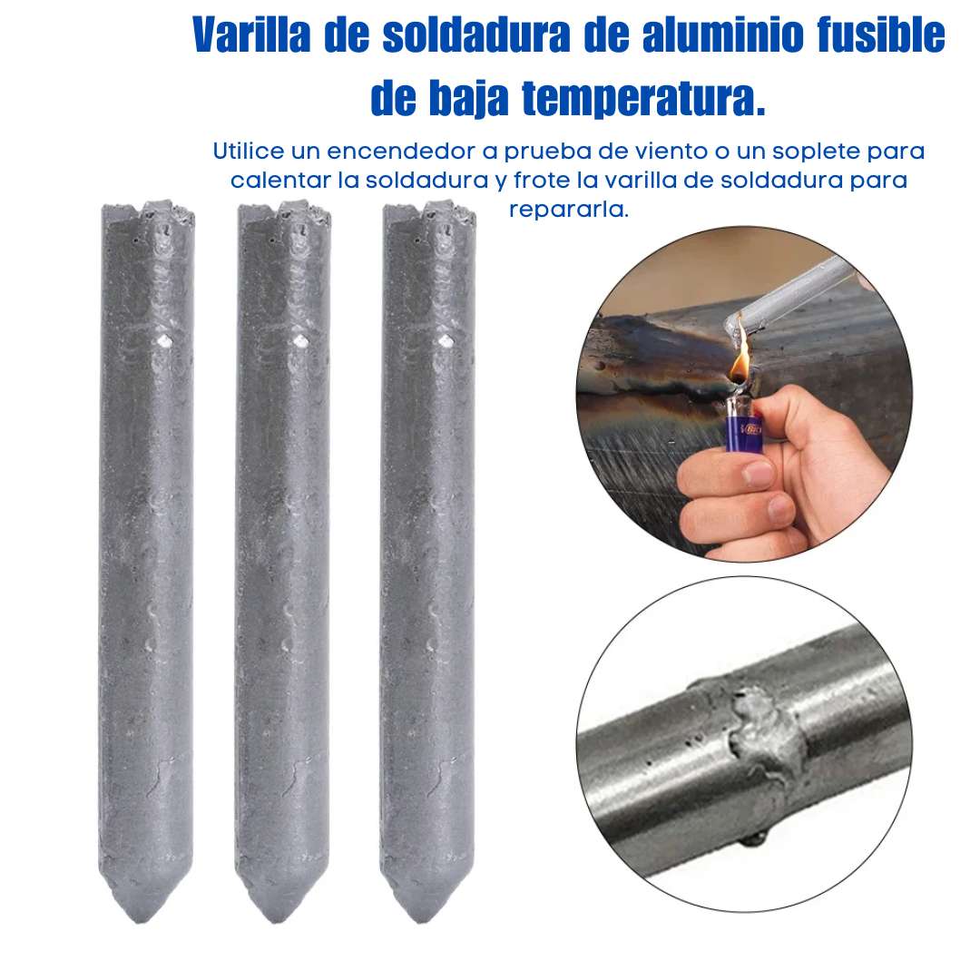 Varillas de Soldadura Low‑Temp™  – Unión Rápida para Cobre, Aluminio, Acero 🛠️