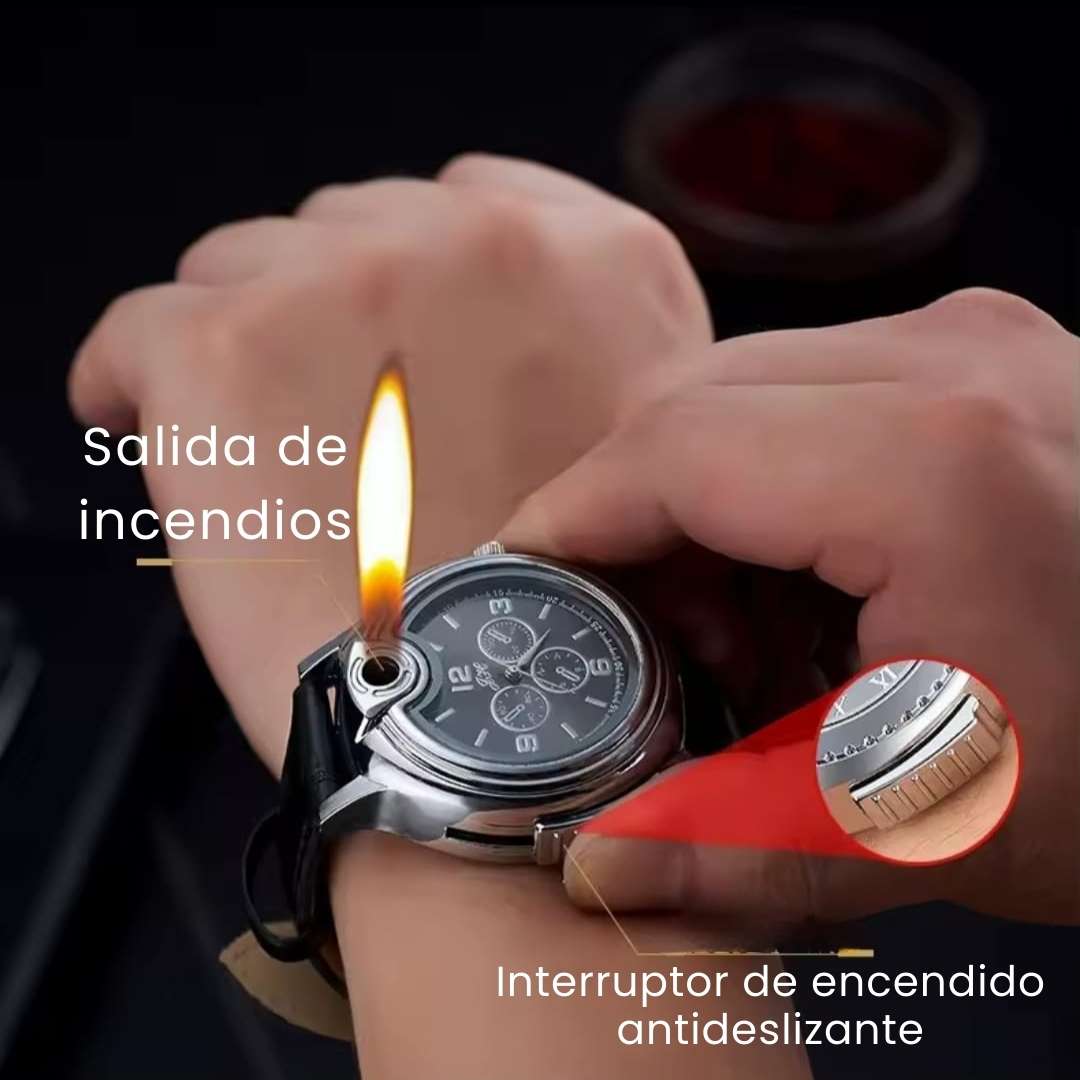 Reloj Encendedor™ – Elegancia y Fuego en tu Muñeca ⌚🔥
