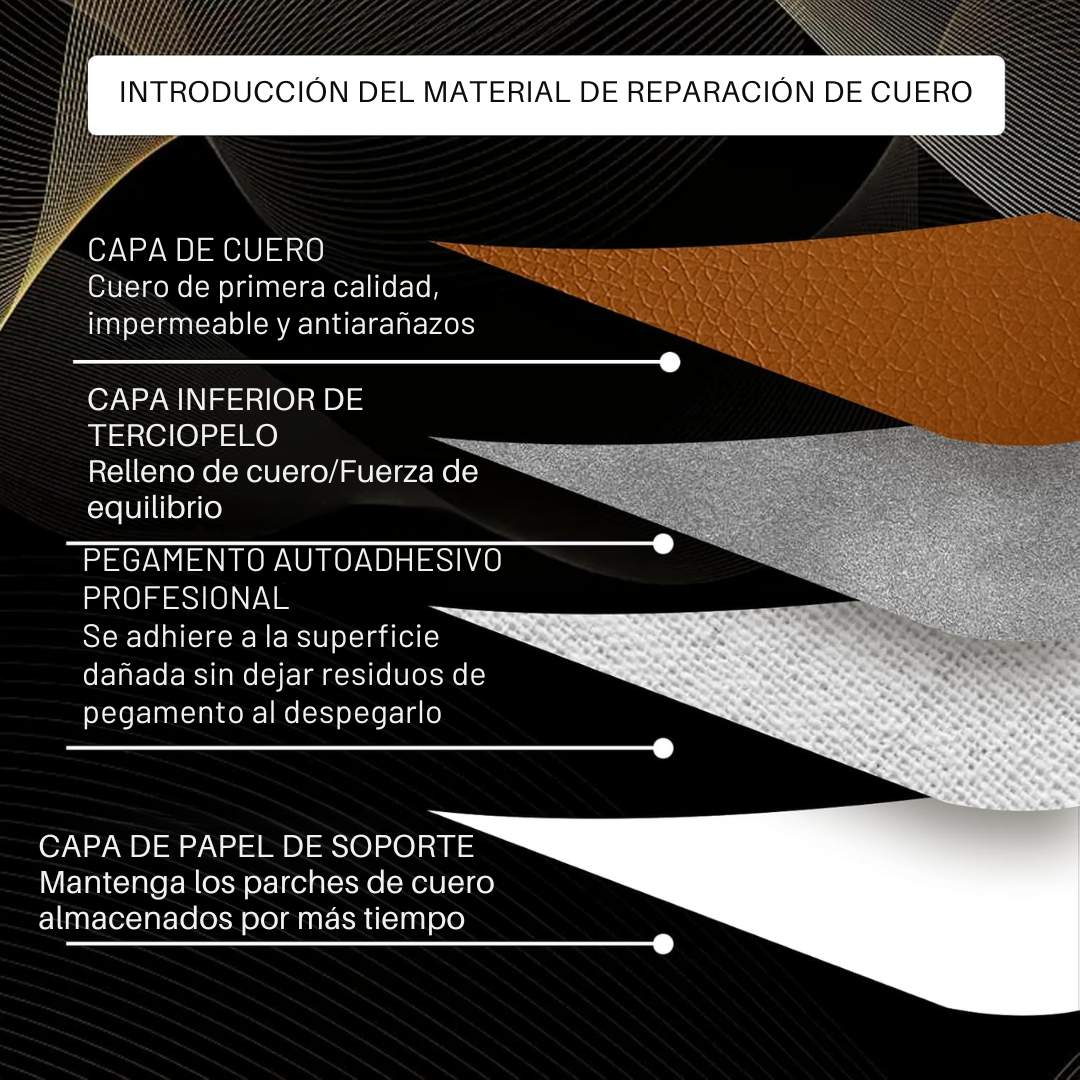 Fixto™ Autoadhesivo de Cuero – ¡Dale vida nueva a tus muebles! 🛋️