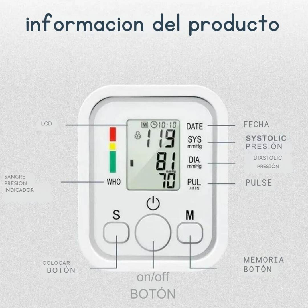Combo Salud Vital™ – Tensiómetro Digital + Oxímetro de Pulso ♥️