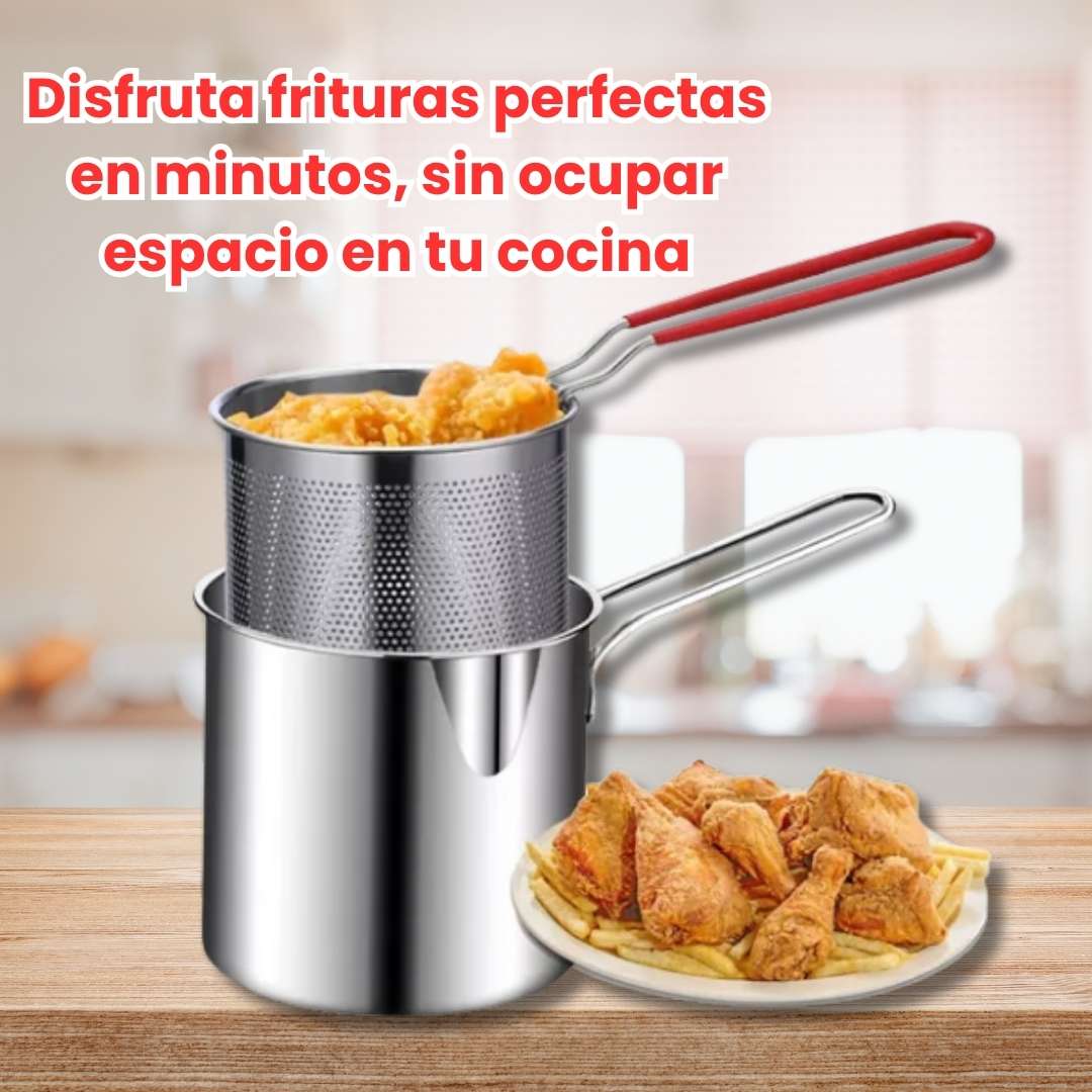 Mini Freidora Tempura Japonesa™ 1.2L – Crocante en minutos 🍤