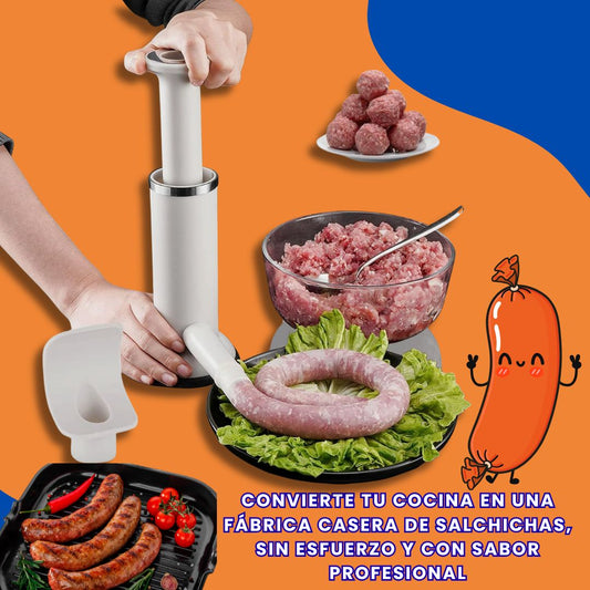 Embutidora Manual de Chorizos y Salchichas – Haz tus embutidos caseros como un experto 🥩