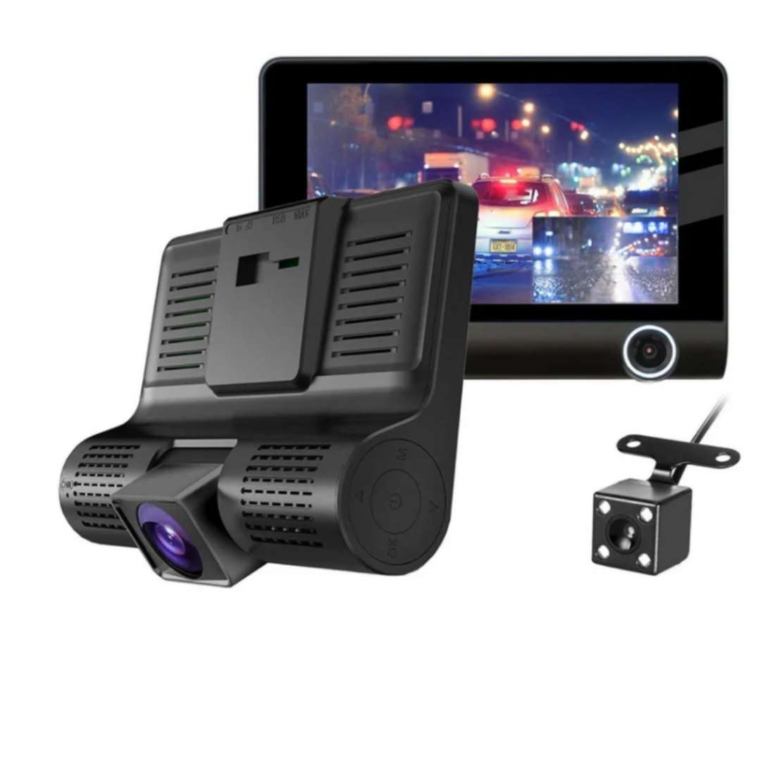 Combo Triple Vigilancia DVR™ - Tu Seguridad 3 en 1 en Alta Definición 🚗