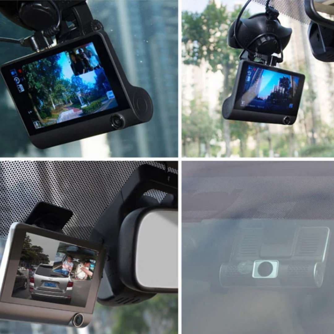 Combo Triple Vigilancia DVR™ - Tu Seguridad 3 en 1 en Alta Definición 🚗