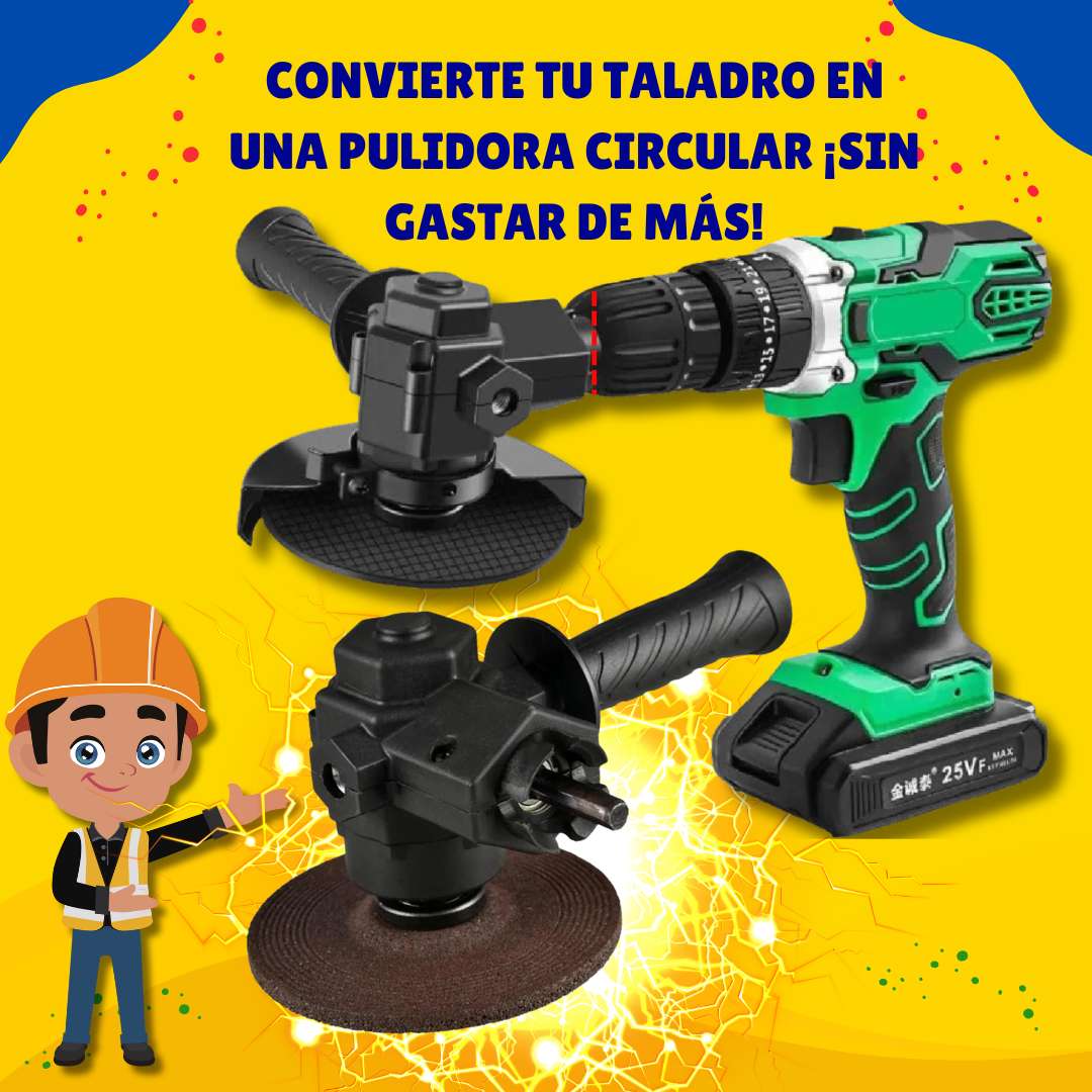 Convertidor de Taladro a pulidora – Corte potente y portátil 🔩
