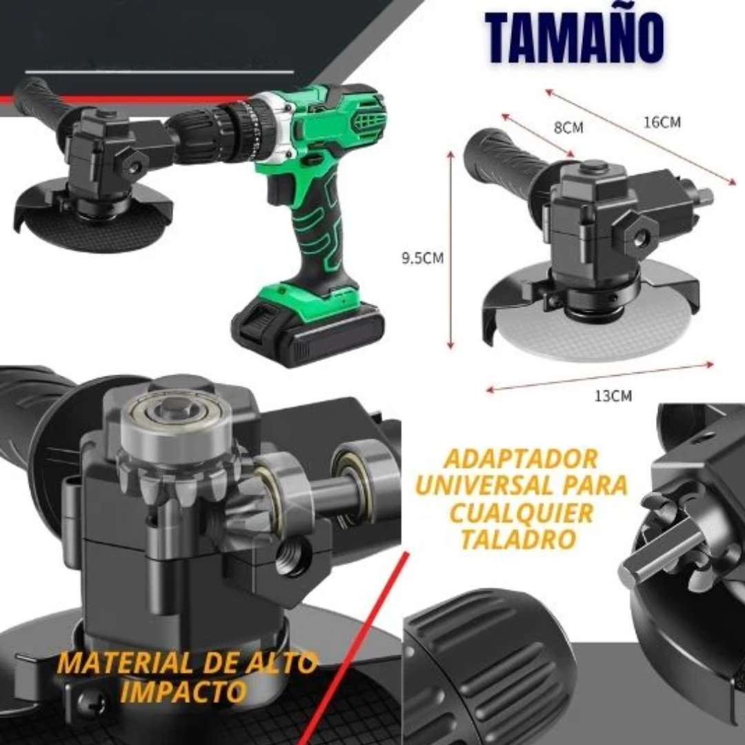 Convertidor de Taladro a pulidora – Corte potente y portátil 🔩