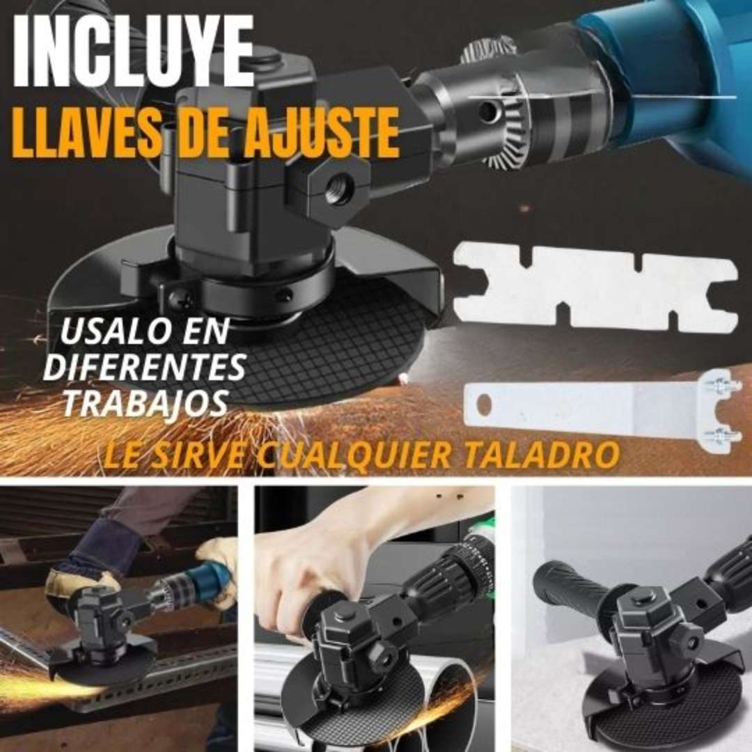 Convertidor de Taladro a pulidora – Corte potente y portátil 🔩
