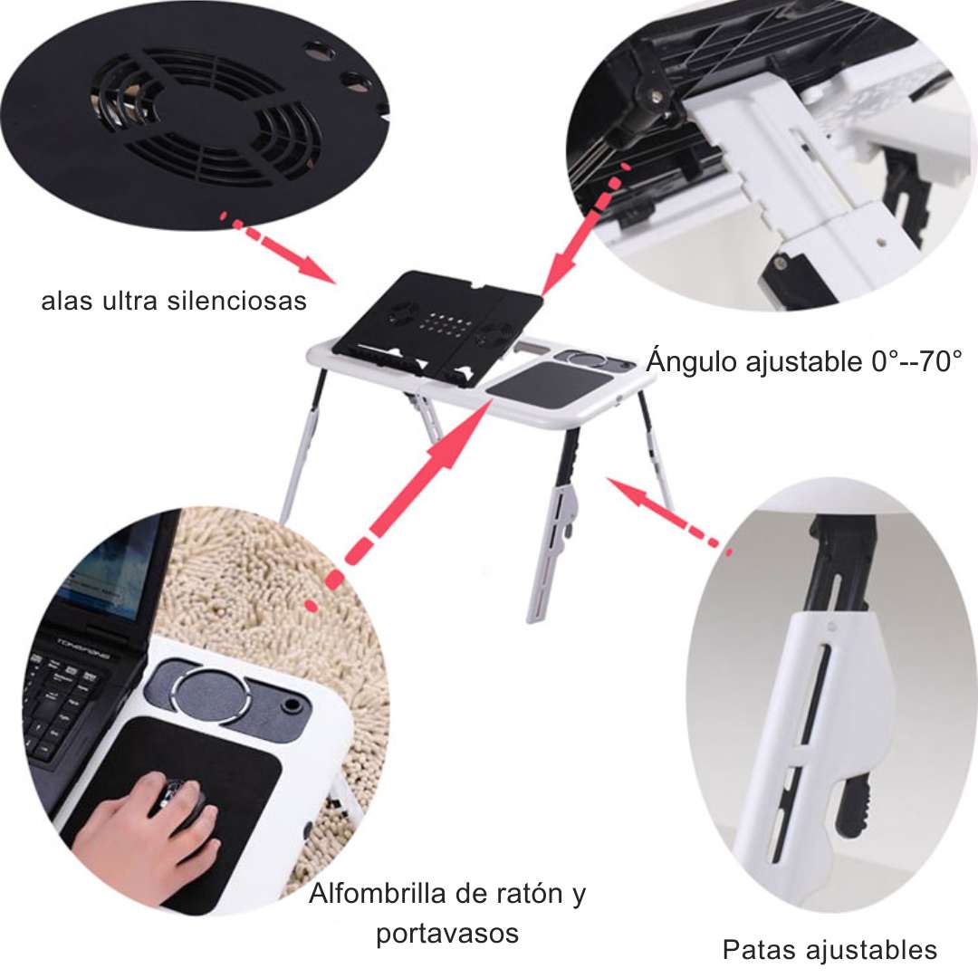 Mesa Plegable Ergonómica™ – Comodidad total para tu laptop 💻