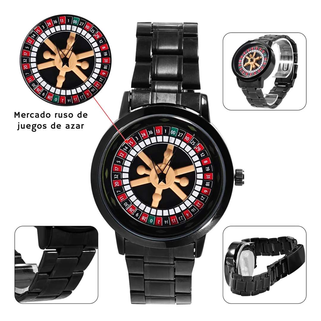 Reloj Ruleta™ – Estilo que Gira con Personalidad 🕹️