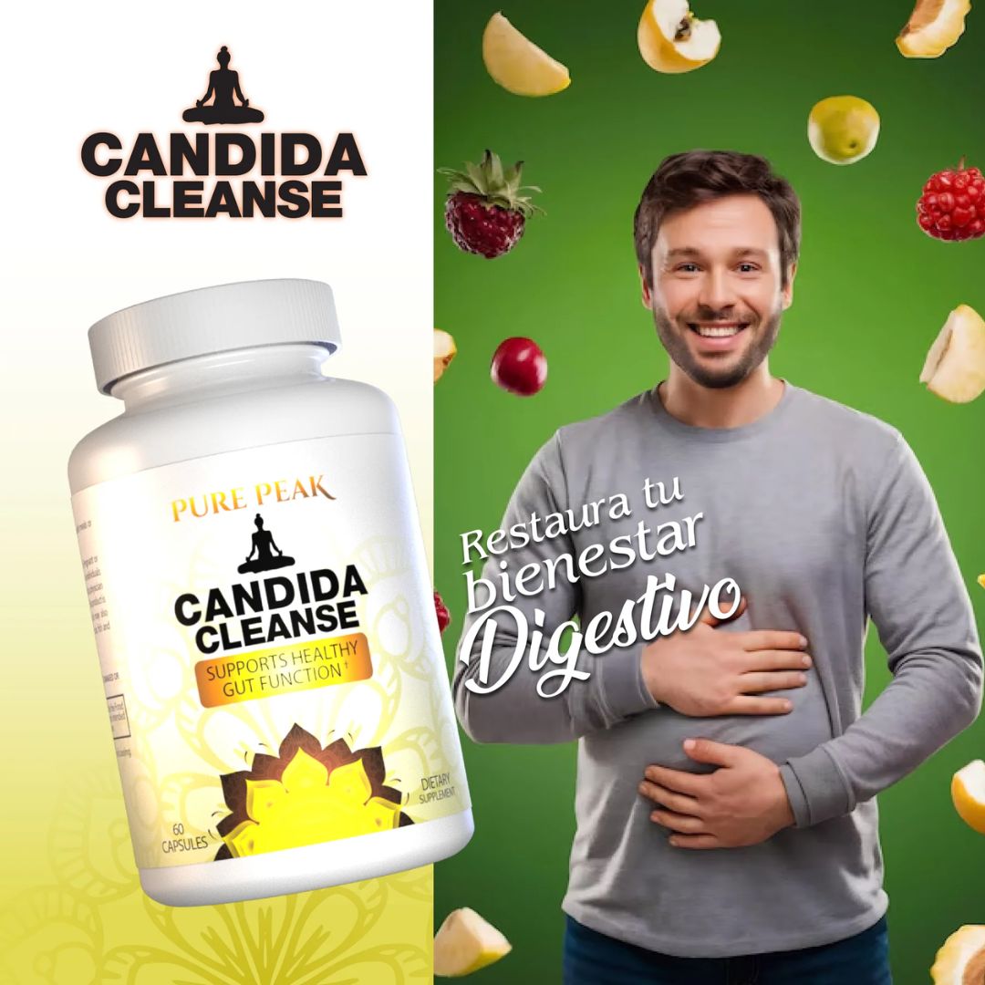 Candida Cleanse Pure Peak™  – Equilibrio digestivo y vaginal al natural 🌱