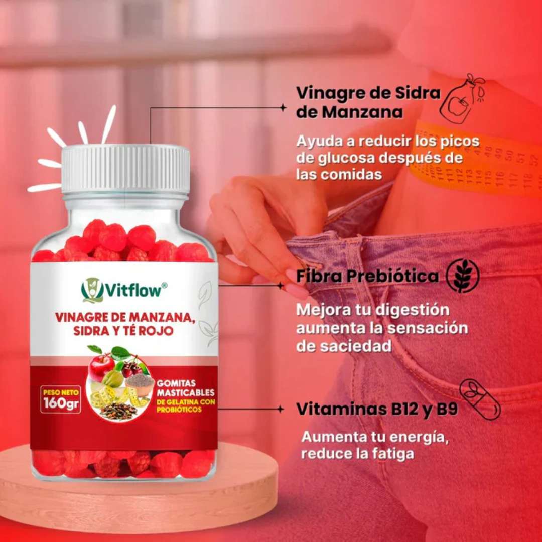 Vital Flow™ x 60 gomitas – Control natural para tu cuerpo 🌿