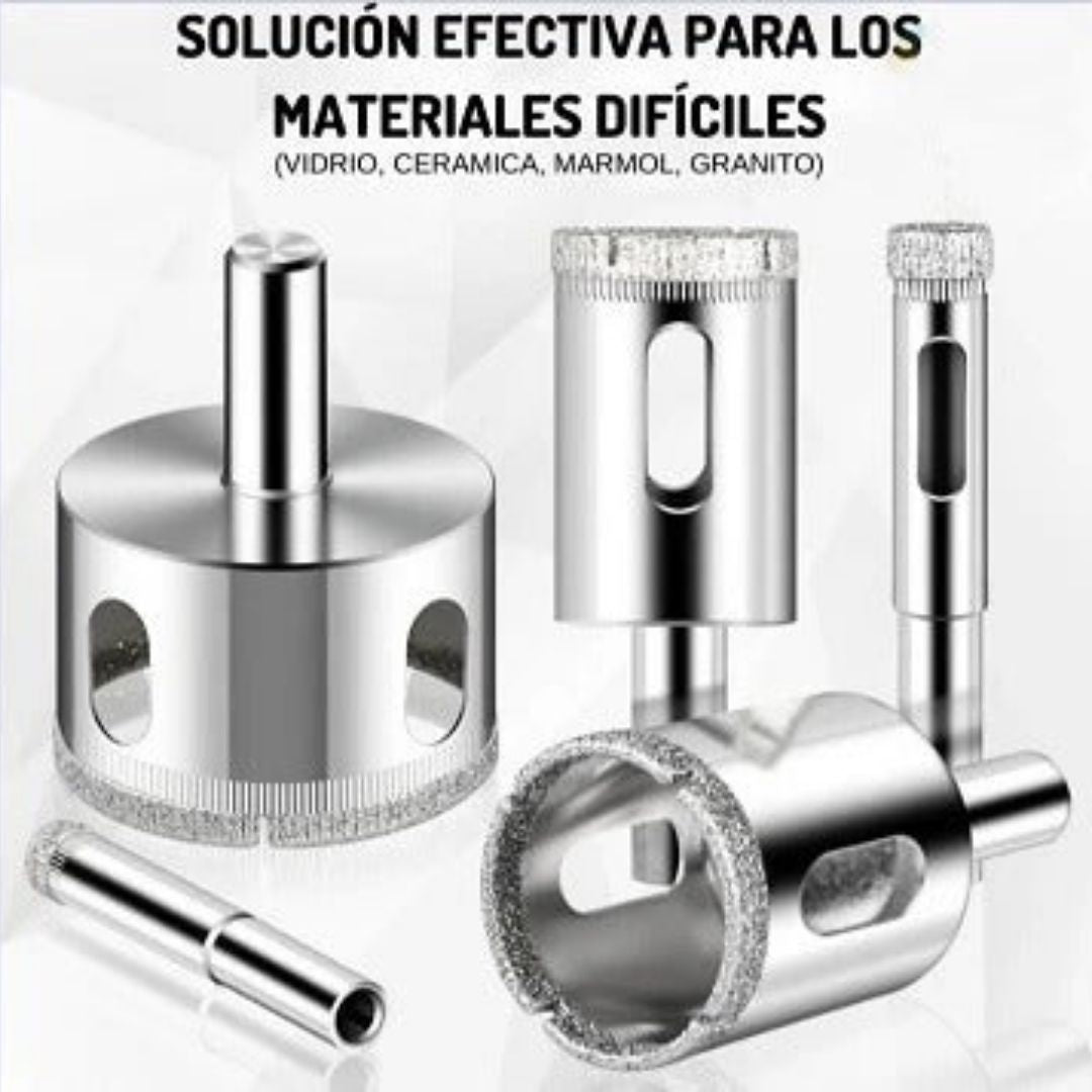 🛠️ Juego Copas Diamantadas™  – Cortes precisos sin grietas 💎