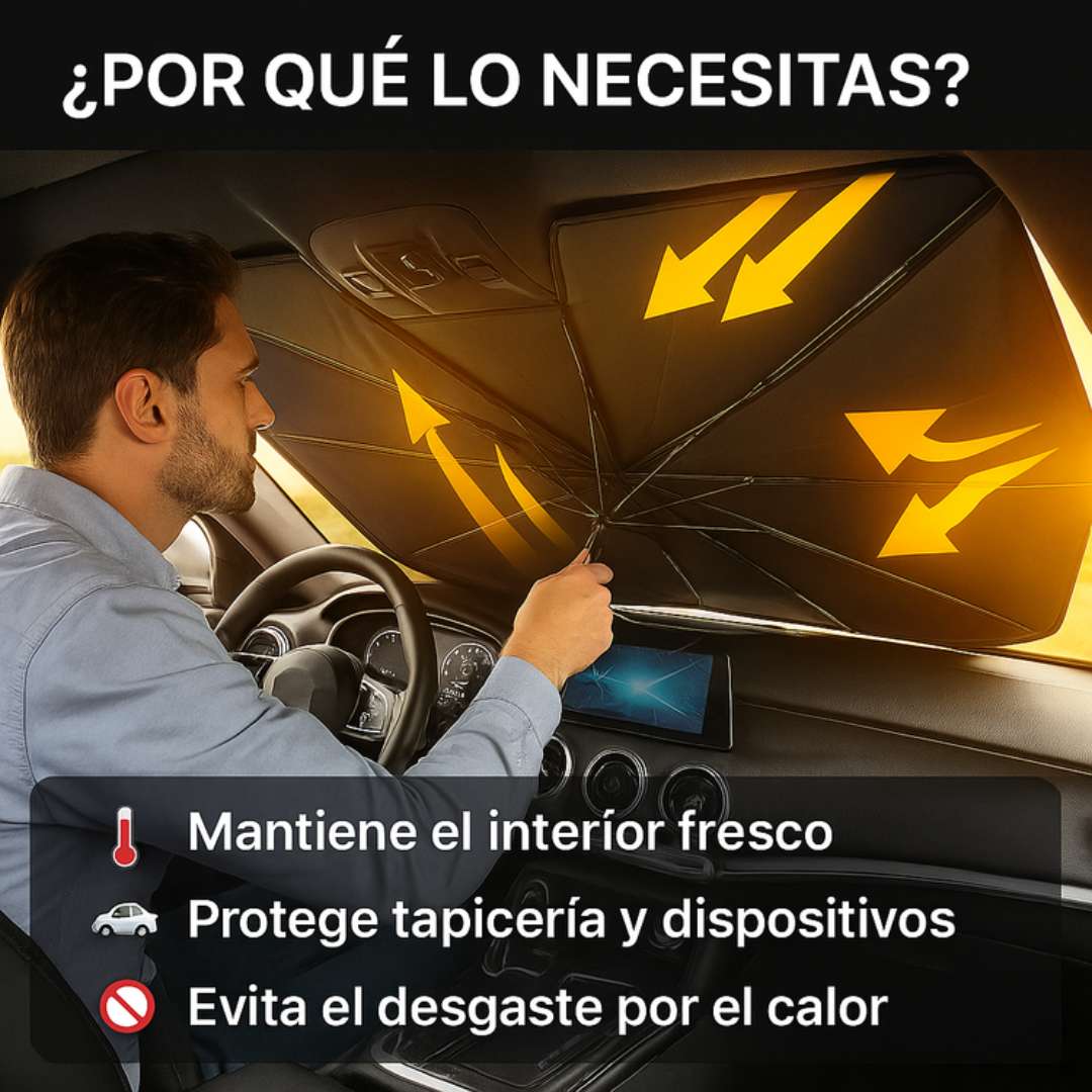 Parasol para Parabrisas  – Protección Total UV ☀️