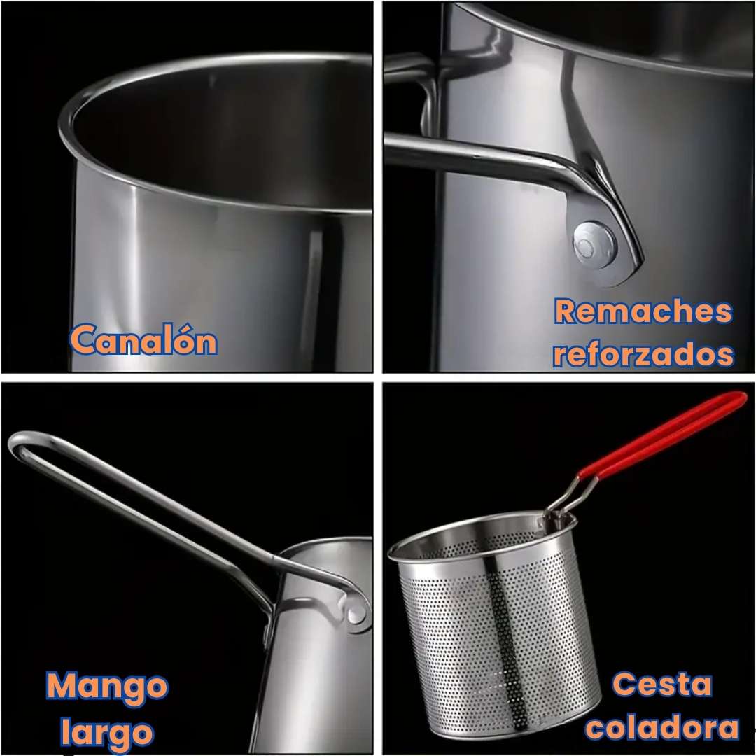 Mini Freidora Tempura Japonesa™ 1.2L – Crocante en minutos 🍤