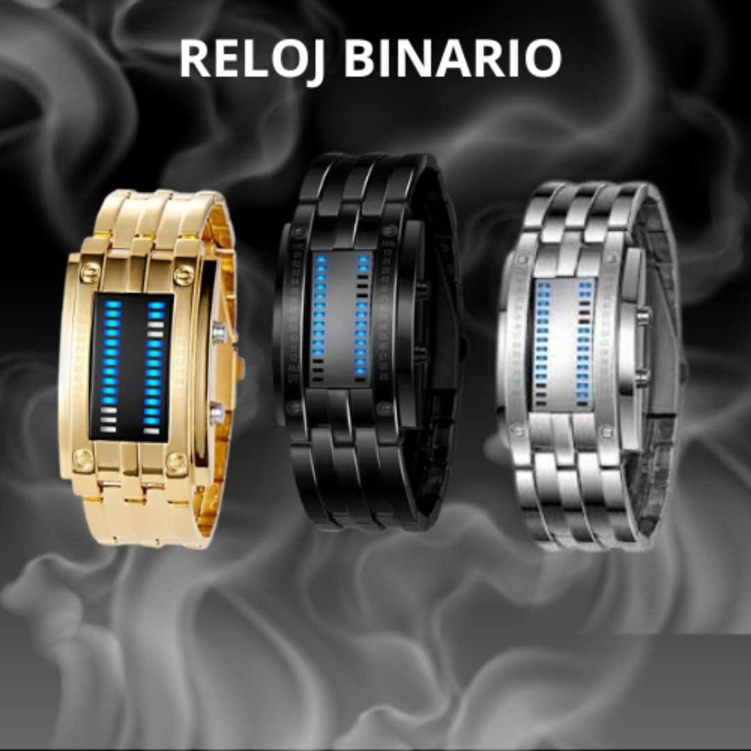 Reloj Binario LED ™ – Estilo futurista y hora visible siempre 🕒
