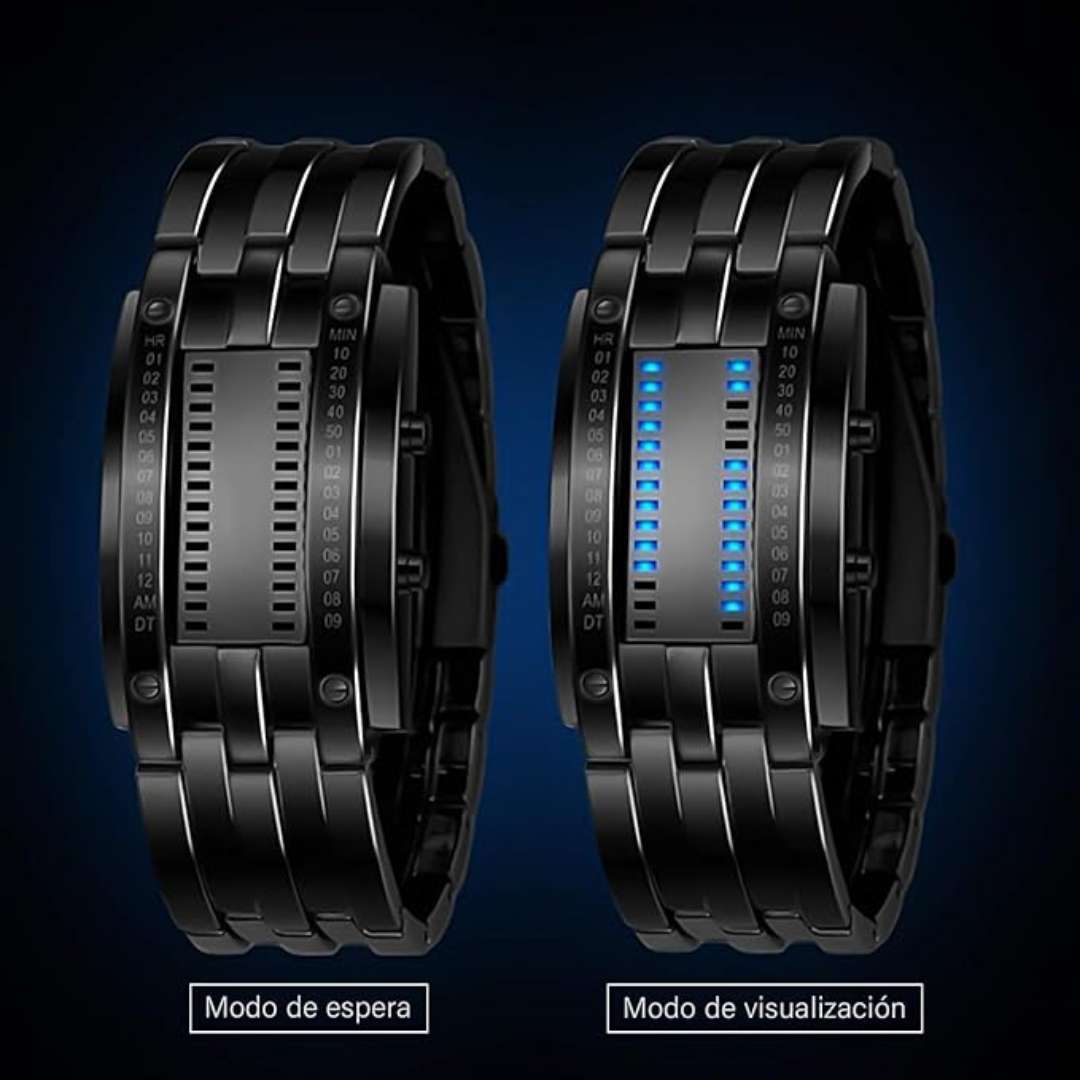 Reloj Binario LED ™ – Estilo futurista y hora visible siempre 🕒