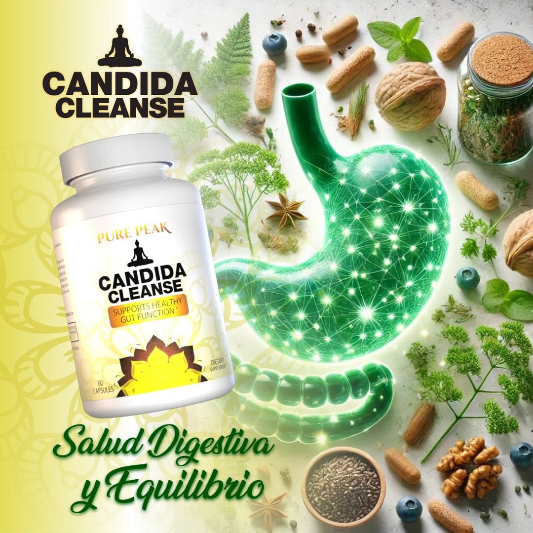 Candida Cleanse Pure Peak™  – Equilibrio digestivo y vaginal al natural 🌱