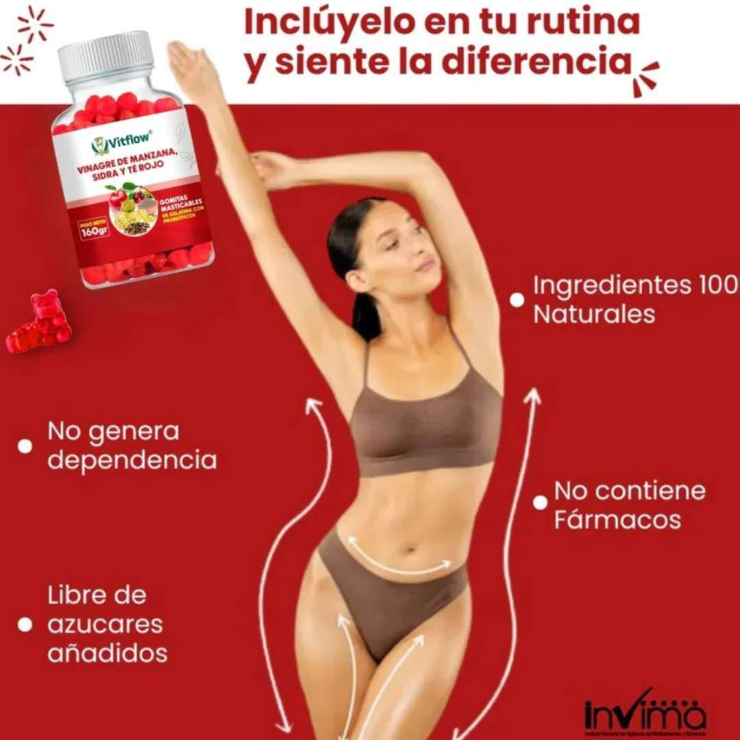 Vital Flow™ x 60 gomitas – Control natural para tu cuerpo 🌿