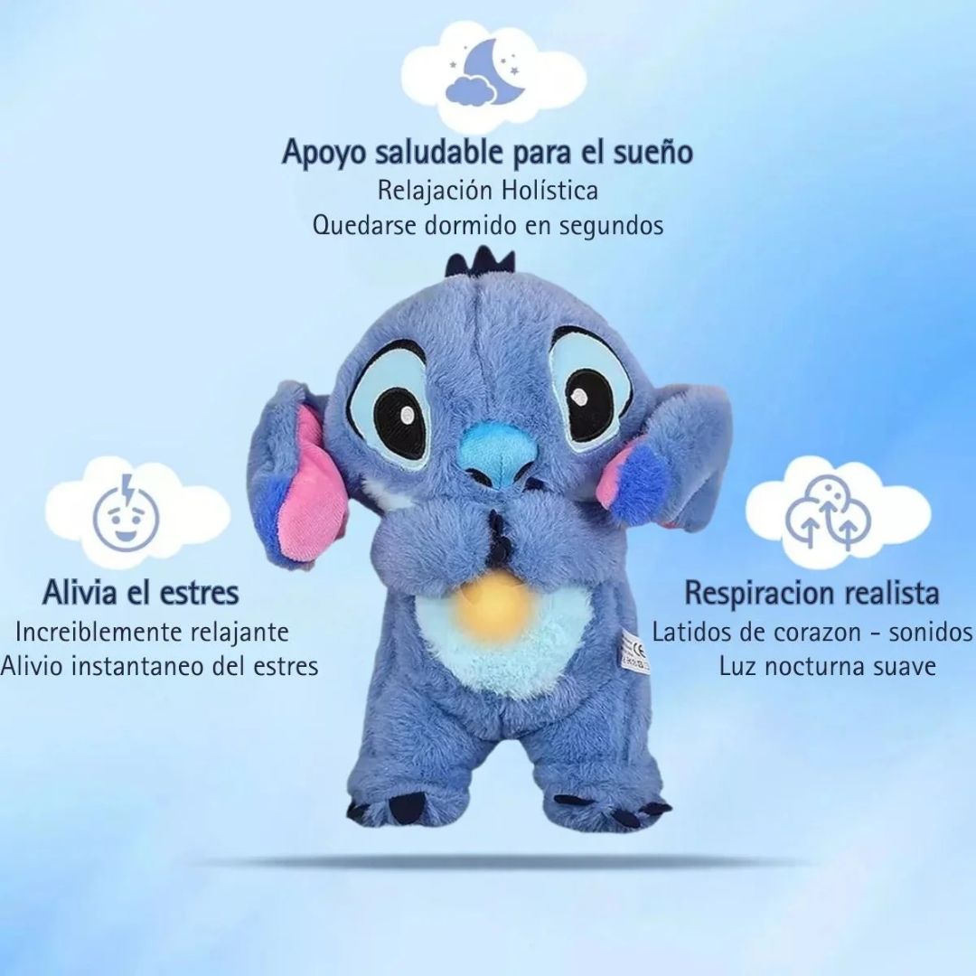Peluche Interactivo Relajante STICH 💙🩷