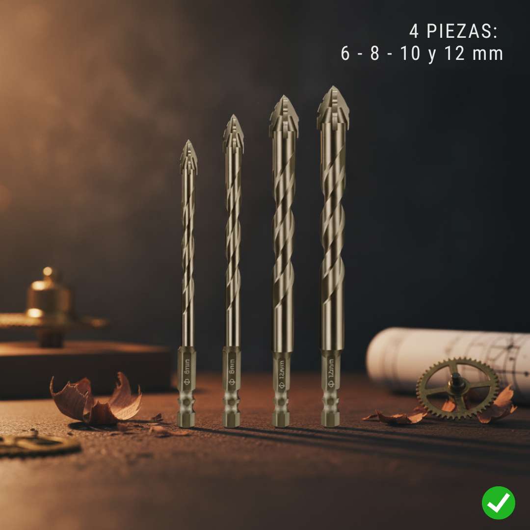 Brocas MaxPro™ – Resistencia Total 🛠️