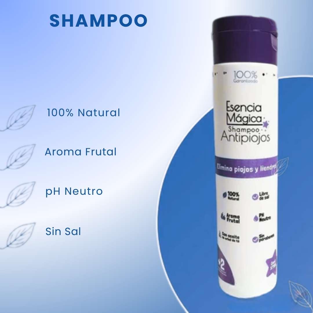 Kit Natural AntiPiojos PRO x3🧼🌿✨