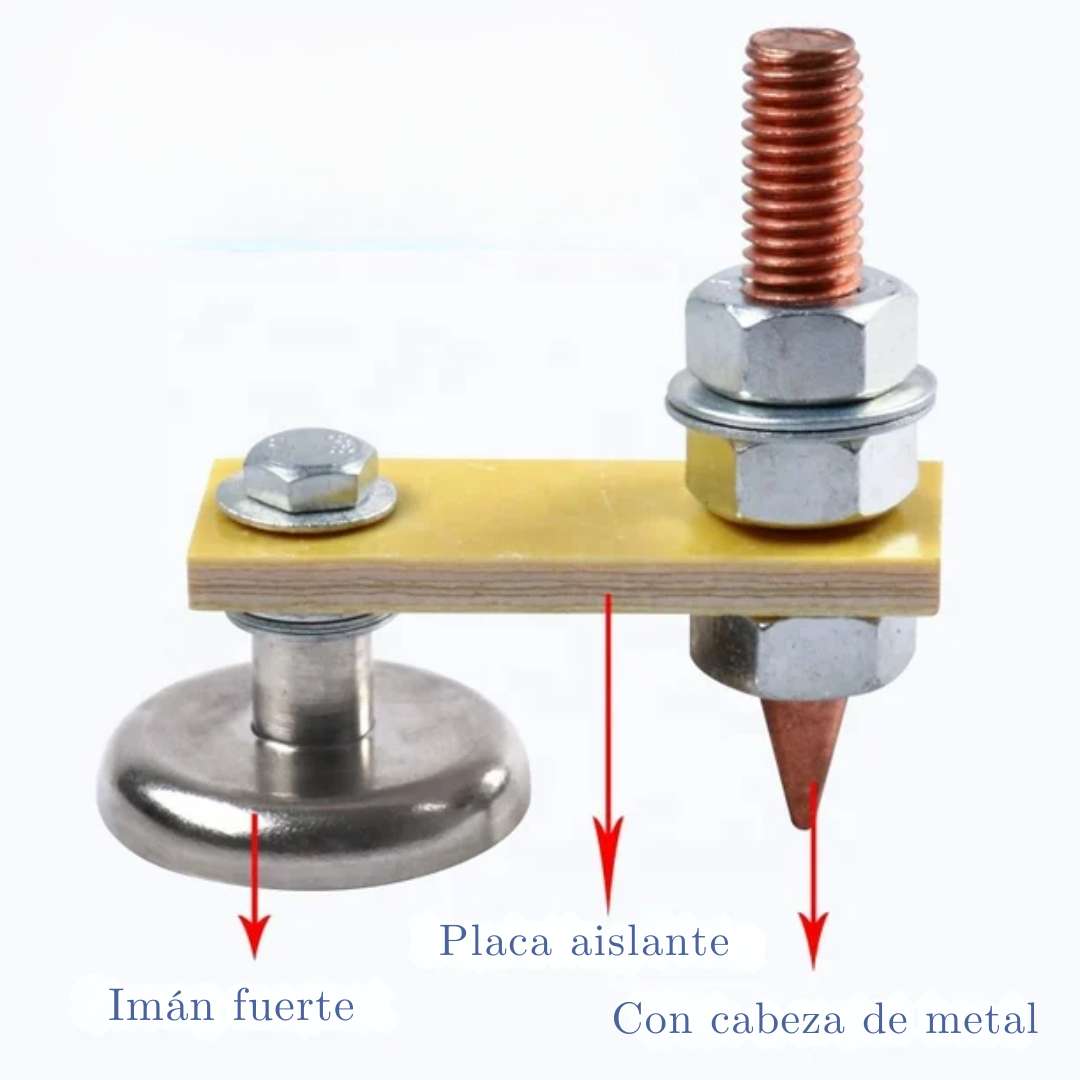 Soporte Tierra Magnético™ – Conexión profesional y segura 🤝