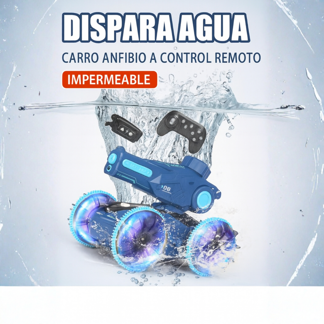 Tanque Anfibio AquaShock™ 4x4 – 2 Baterías 🔥
