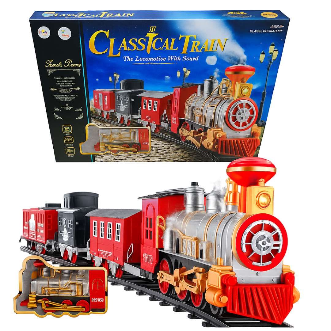 TrenNavidad™ Clásico con Humo – Magia en tu hogar 🎄