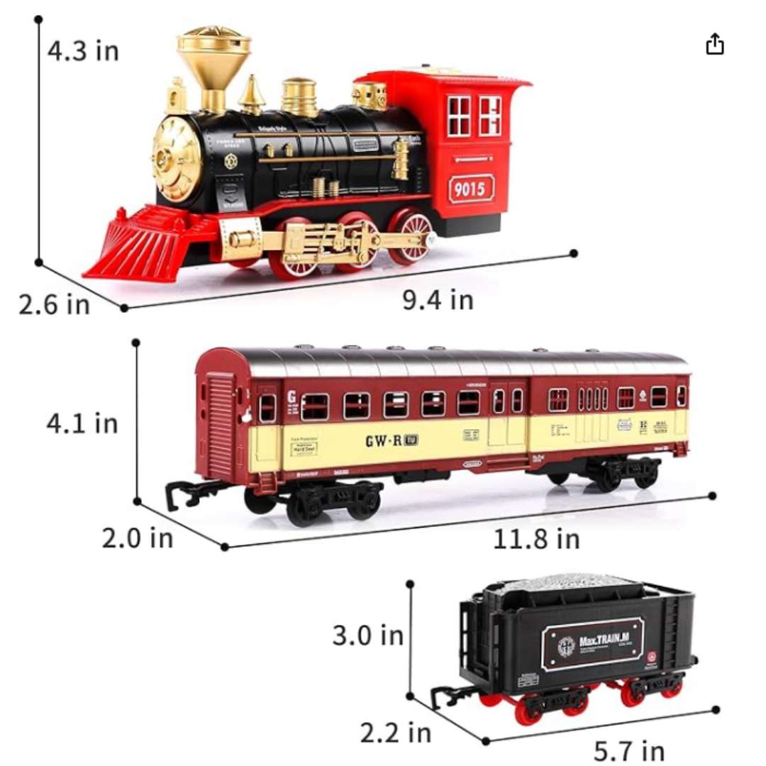 TrenNavidad™ Clásico con Humo – Magia en tu hogar 🎄
