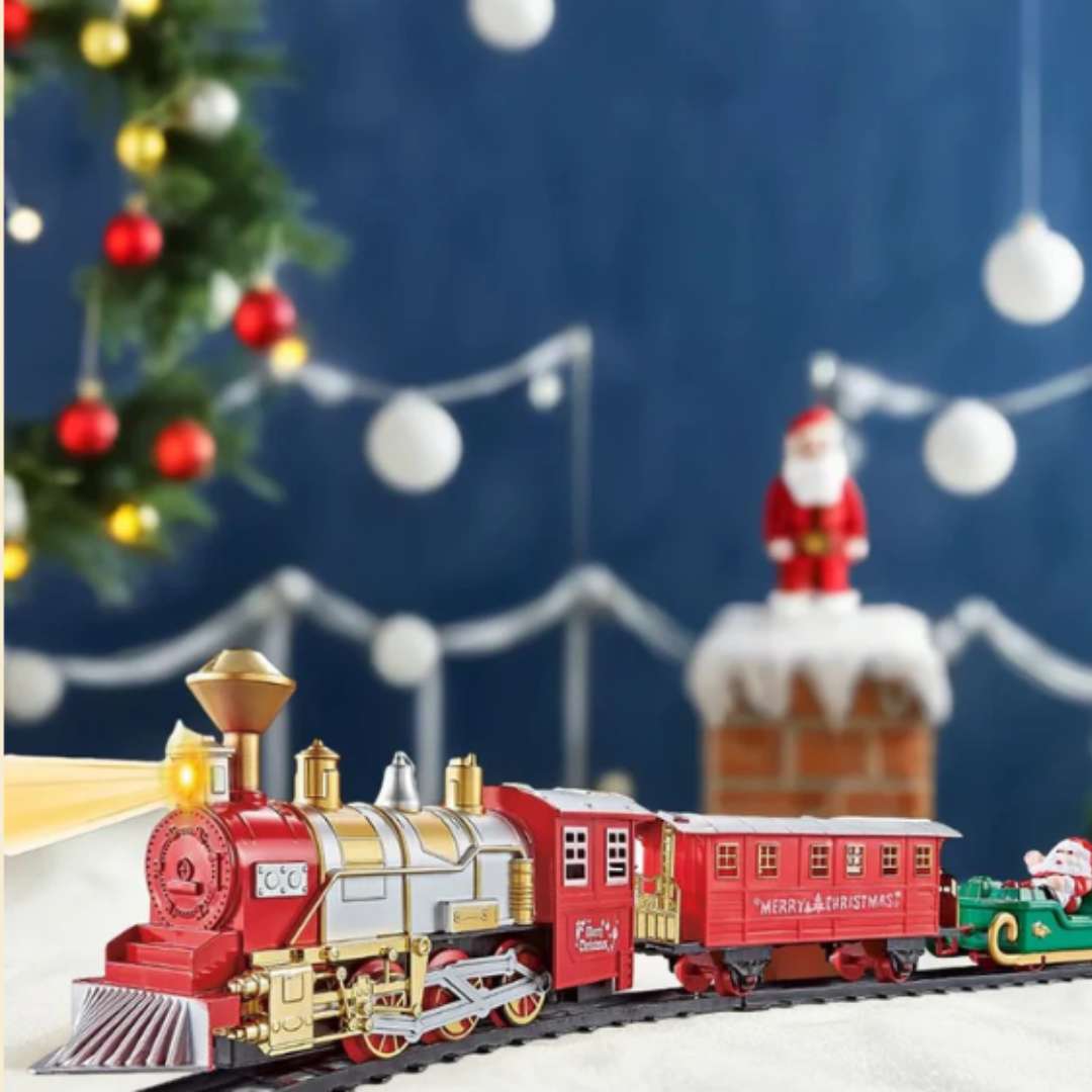 TrenNavidad™ Clásico con Humo – Magia en tu hogar 🎄