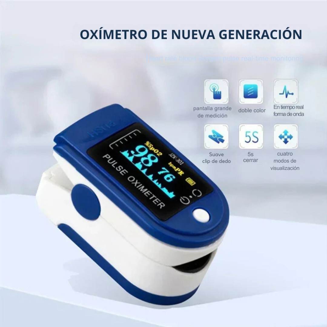 Combo Salud Vital™ – Tensiómetro Digital + Oxímetro de Pulso ♥️