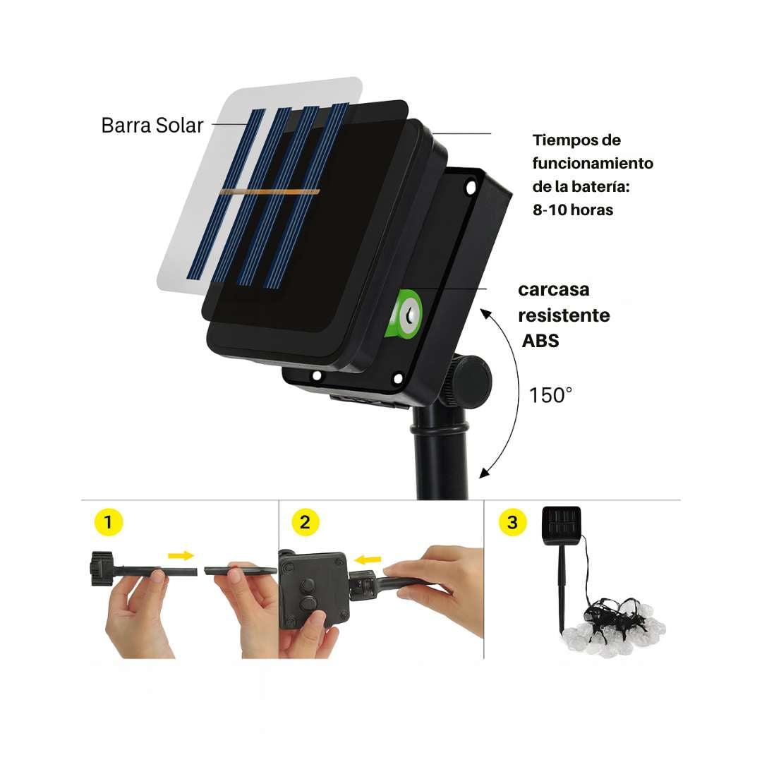 LumiBurbujas™ Solar – Luces Decorativas LED 🌟